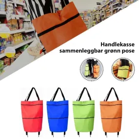 Foldable and environmentally friendly shopping bag