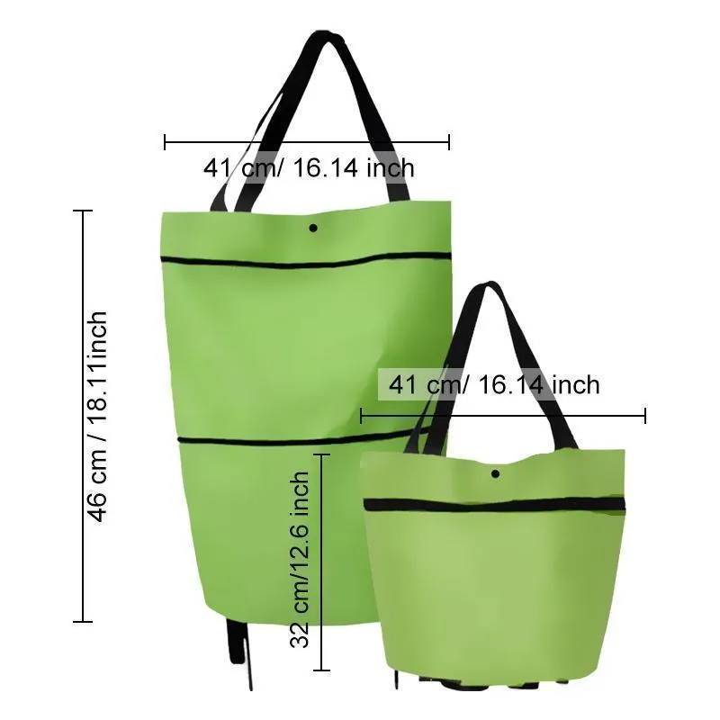 Foldable and environmentally friendly shopping bag