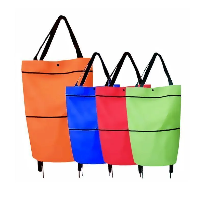 Foldable and environmentally friendly shopping bag