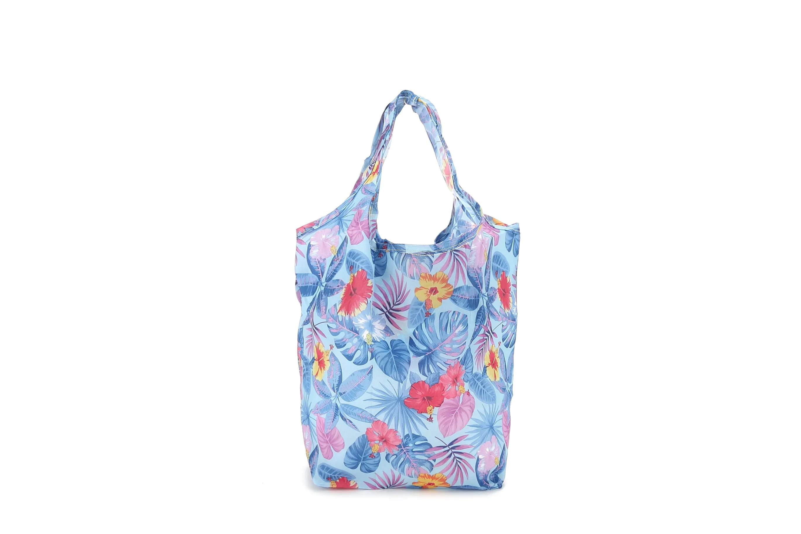 Foldable Bag Joy Floral Blue