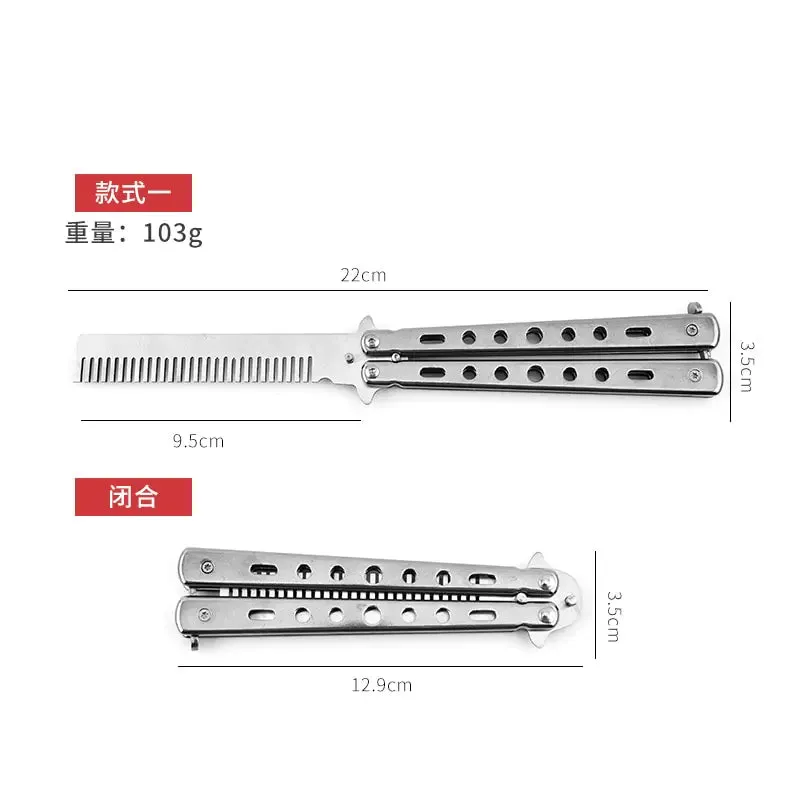 Foldable Stainless Steel Comb