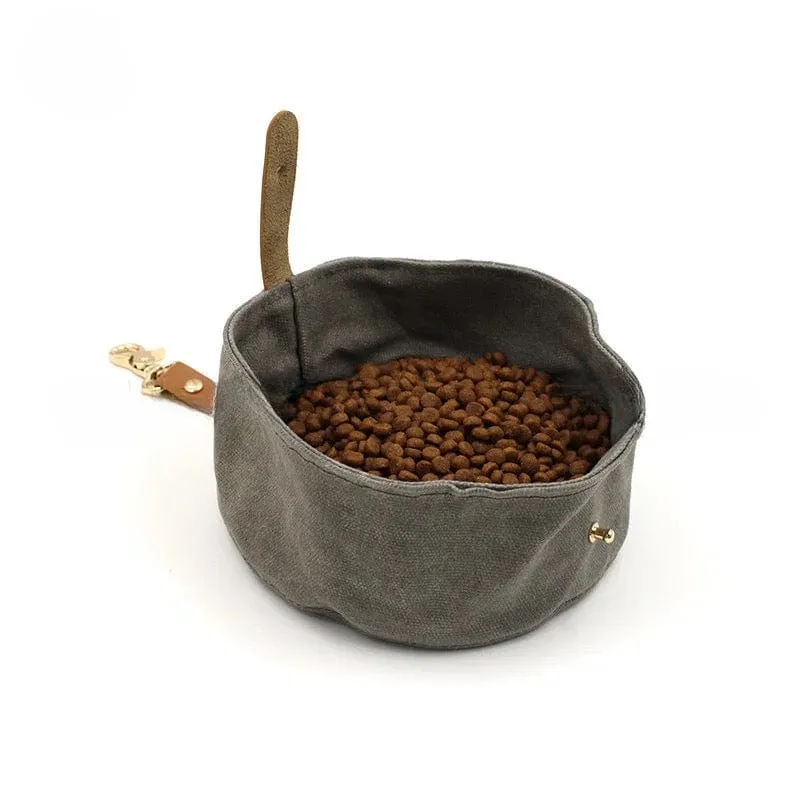 Foldable Travel Dog Bowl