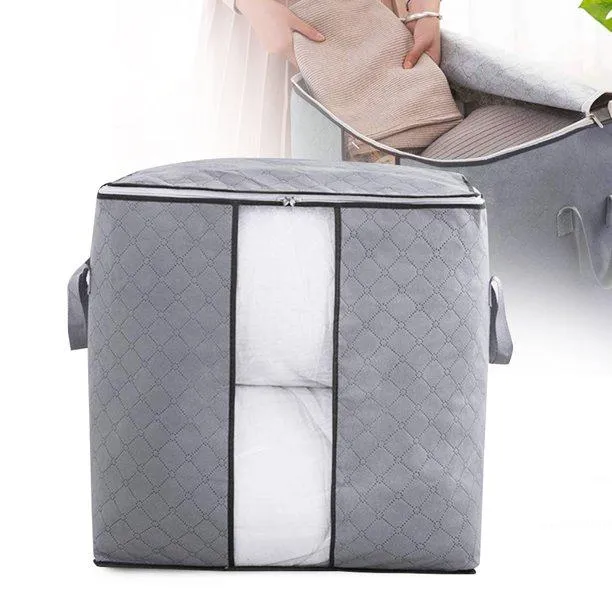 Folding Organizer Clothing Storage Bag Window & Zipper