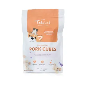 Freeze Dried Pork Cubes Treats for Dogs and Cats