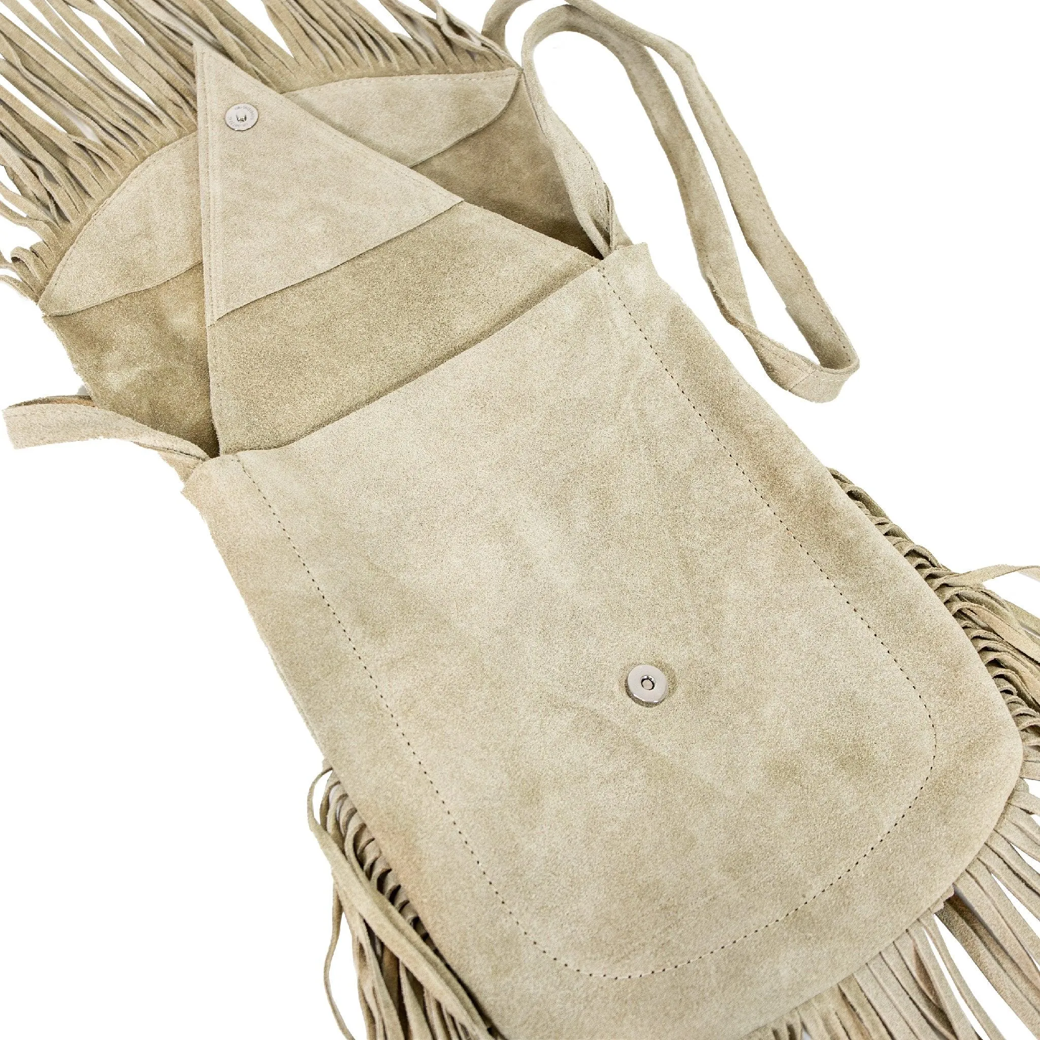 Fringe Leather Shoulder Bag