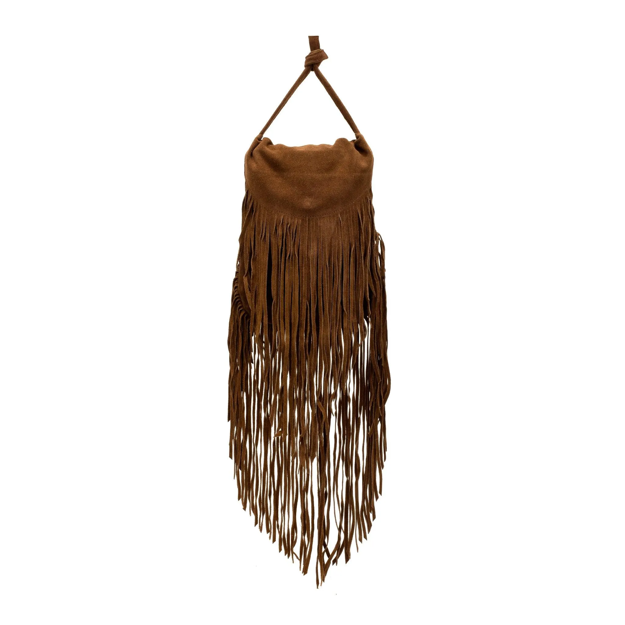 Fringe Leather Shoulder Bag