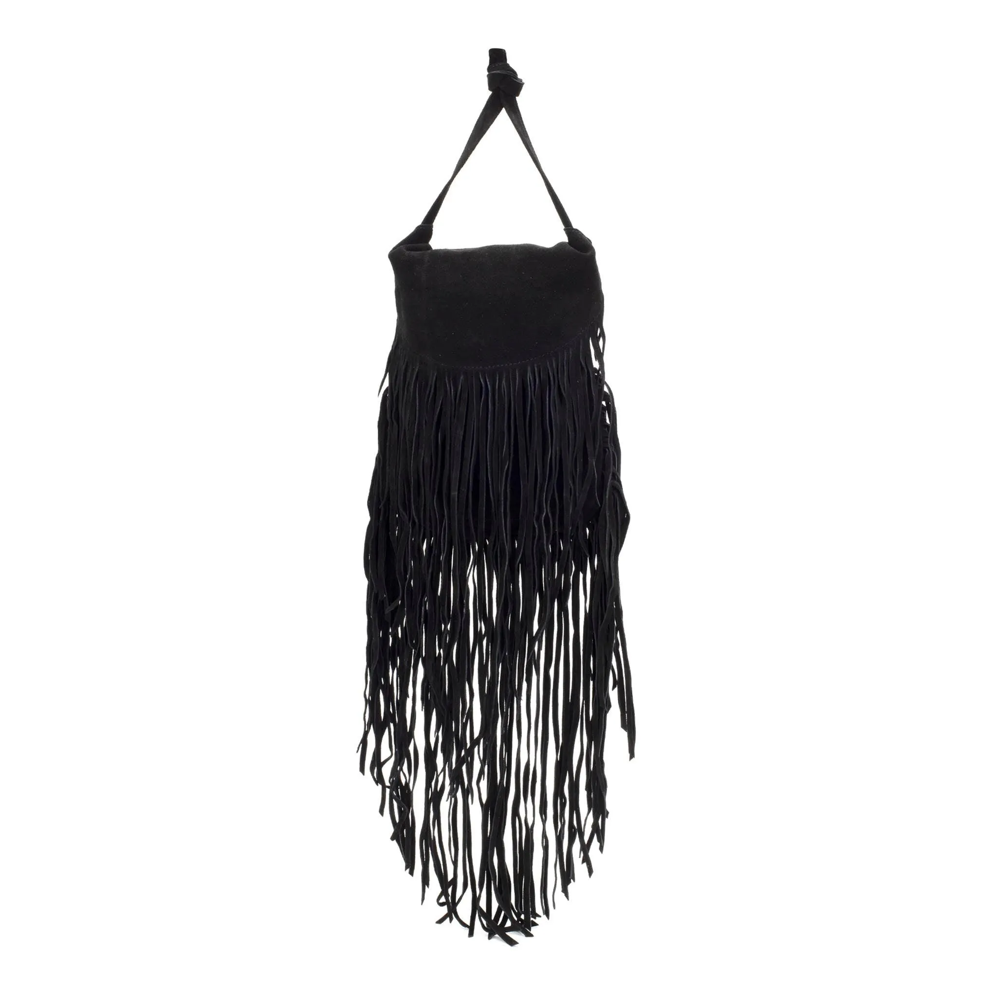 Fringe Leather Shoulder Bag