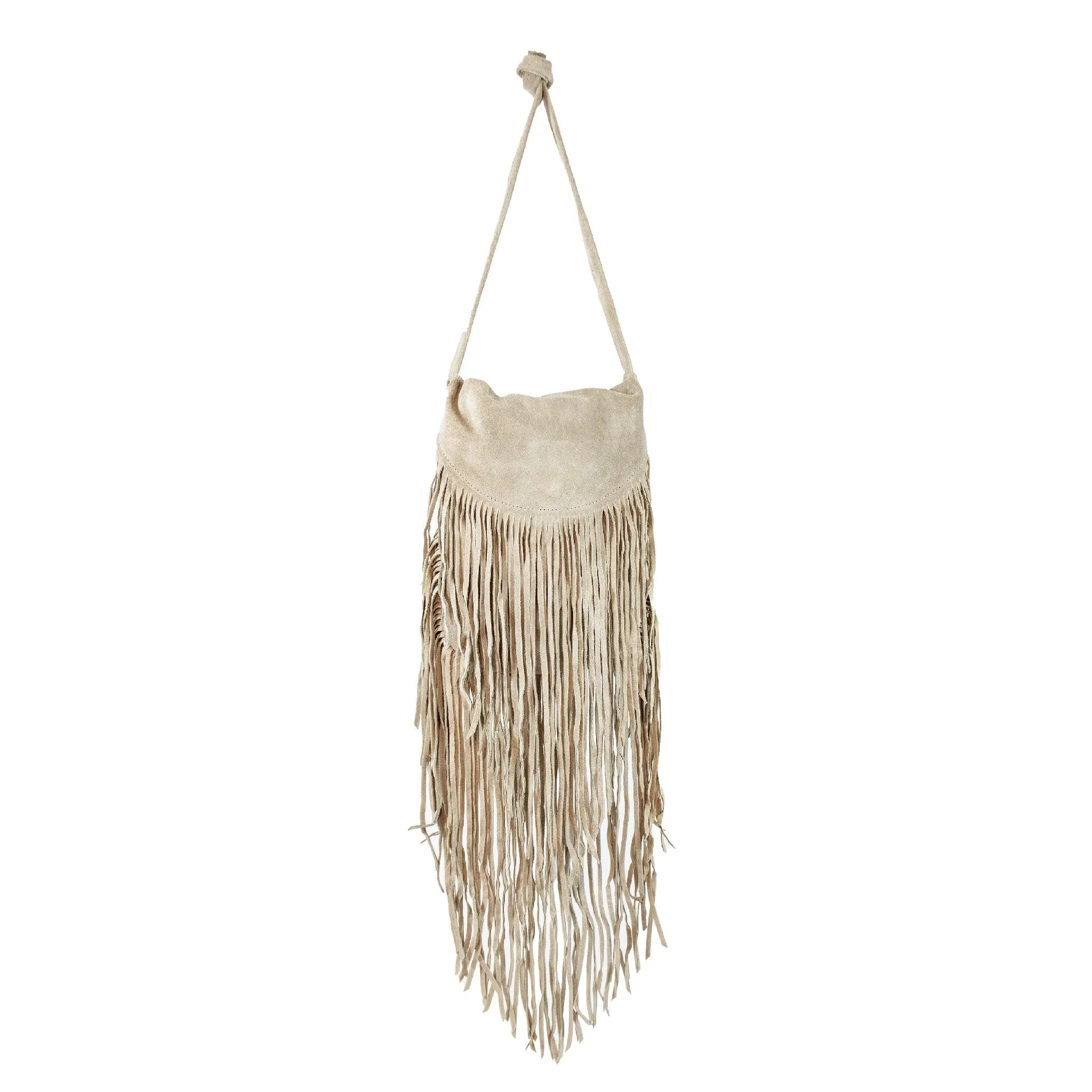 Fringe Leather Shoulder Bag