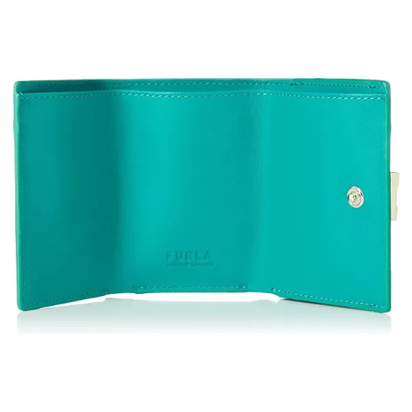 Furla 1927 Opera Small Compact Tri-fold Wallet - Smeraldo