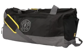 Golds Gym Contrast Travel Bag - Grey/Black