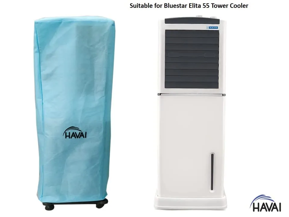 HAVAI Anti Bacterial Cover for Bluestar Elita 55 Litre Tower Cooler Water Resistant.Cover Size(LXBXH) cm: 45 X 41 X 124