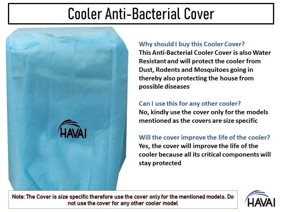 HAVAI Anti Bacterial Cover for Kenstar Turbocool Neo 70 Litre Desert Cooler Water Resistant.Cover Size(LXBXH) cm: 63 X 45 X 129