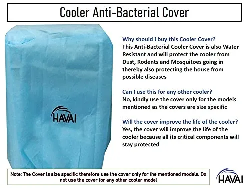 HAVAI Anti Bacterial Cover for V-Guard Arido P22 Personal Cooler Water Resistant.Cover Size(LXBXH) cm: 40 X 31 X 77