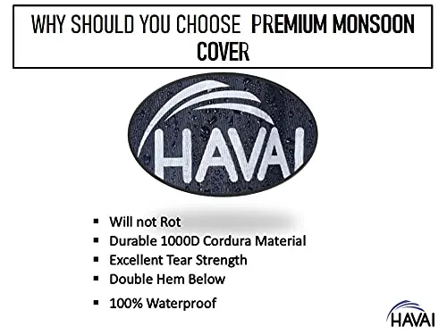 HAVAI Premium Cover for V-Guard Arido D50 Desert Cooler 100% Waterproof Cover Size(LXBXH) cm:60.5 X 48 X 99.5