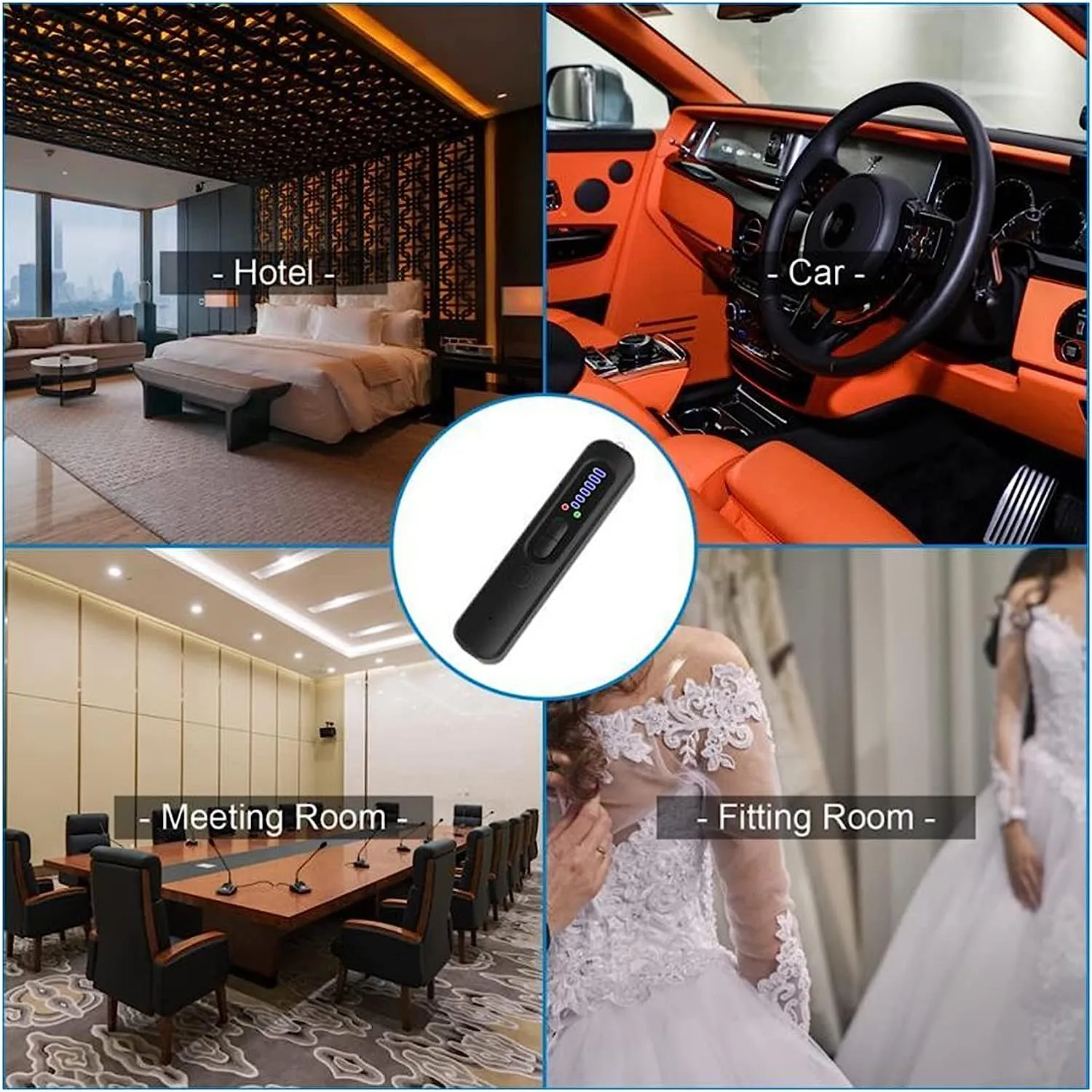 Hidden Camera Detector Bug Sweeper Listening Device GPS Tracker Detector