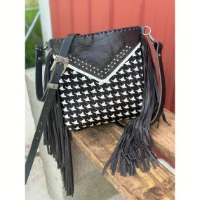 Houndstooth Purse