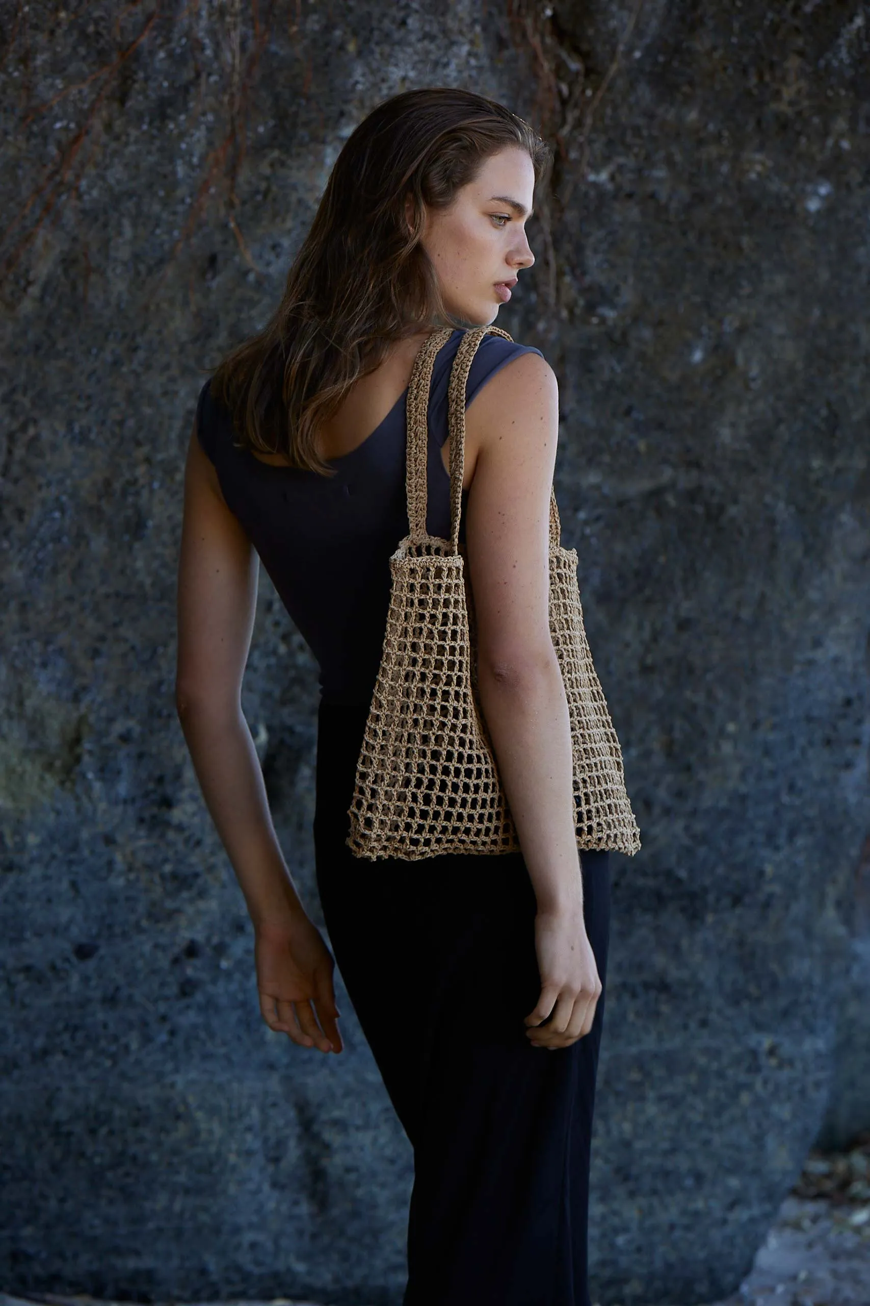 ITS THE LITTLE THINGS:  RAFFIA TOTE