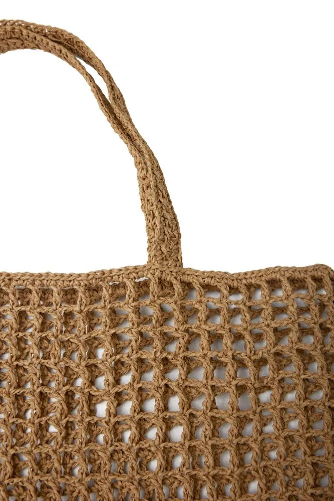 ITS THE LITTLE THINGS:  RAFFIA TOTE