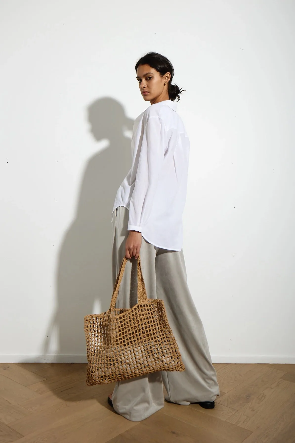 ITS THE LITTLE THINGS:  RAFFIA TOTE