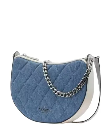 Kate Spade New York Carey Denim Zip Top Crossbody