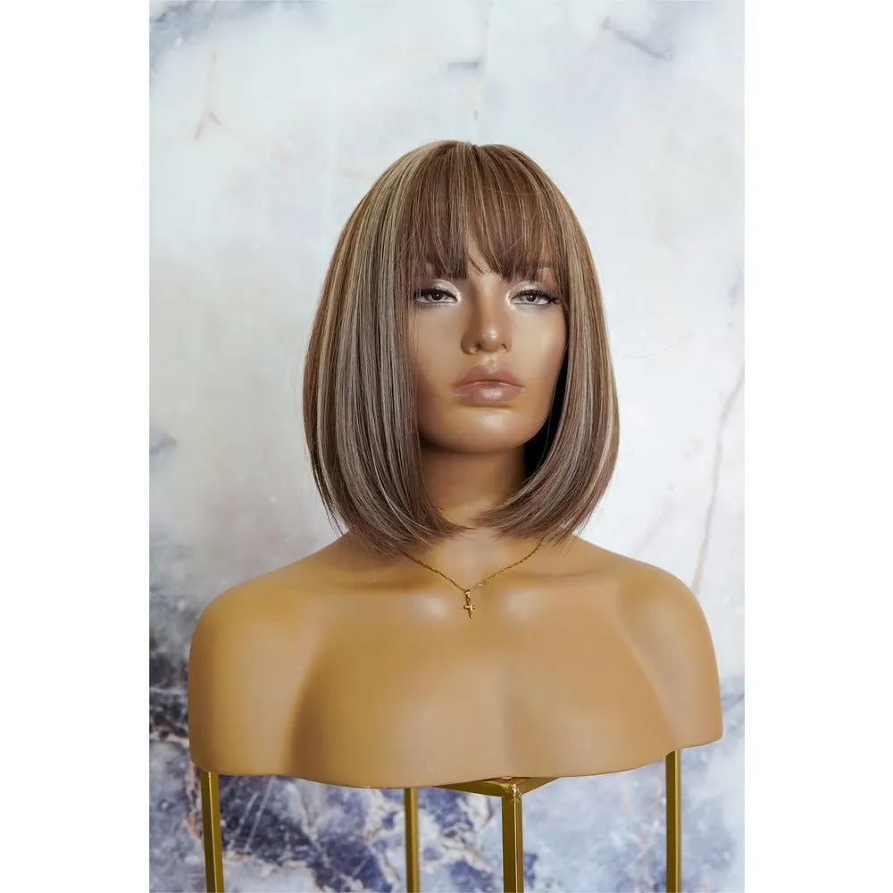 KIKI Blonde Highlights Fringe Wig