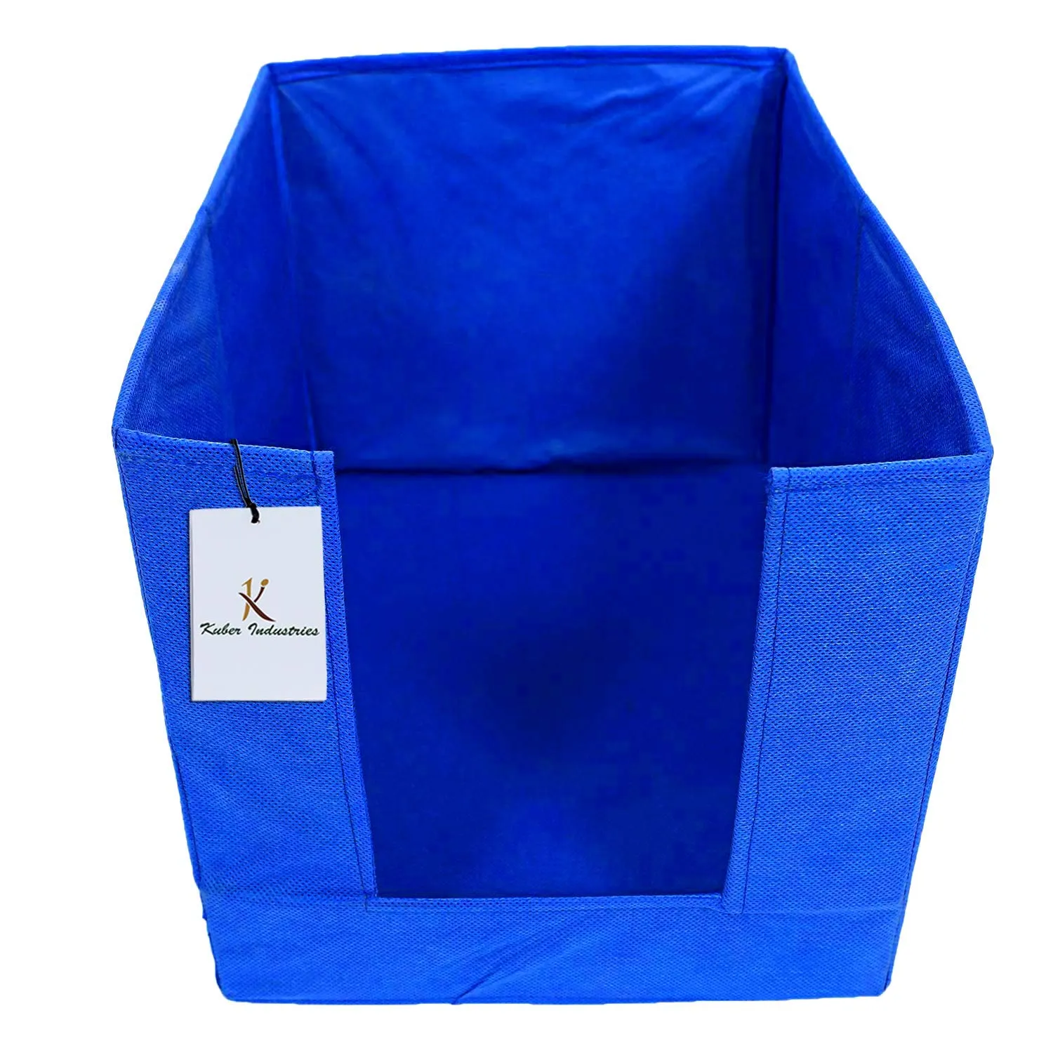 Kuber Industries Non Woven 3 Piece Shirt Stacker and 3 Piece Foldable Rectangle Cloth Saree Stacker Cloth Wardrobe Organizer Wardrobe Organizer (Royal Blue) -CTKTC038292