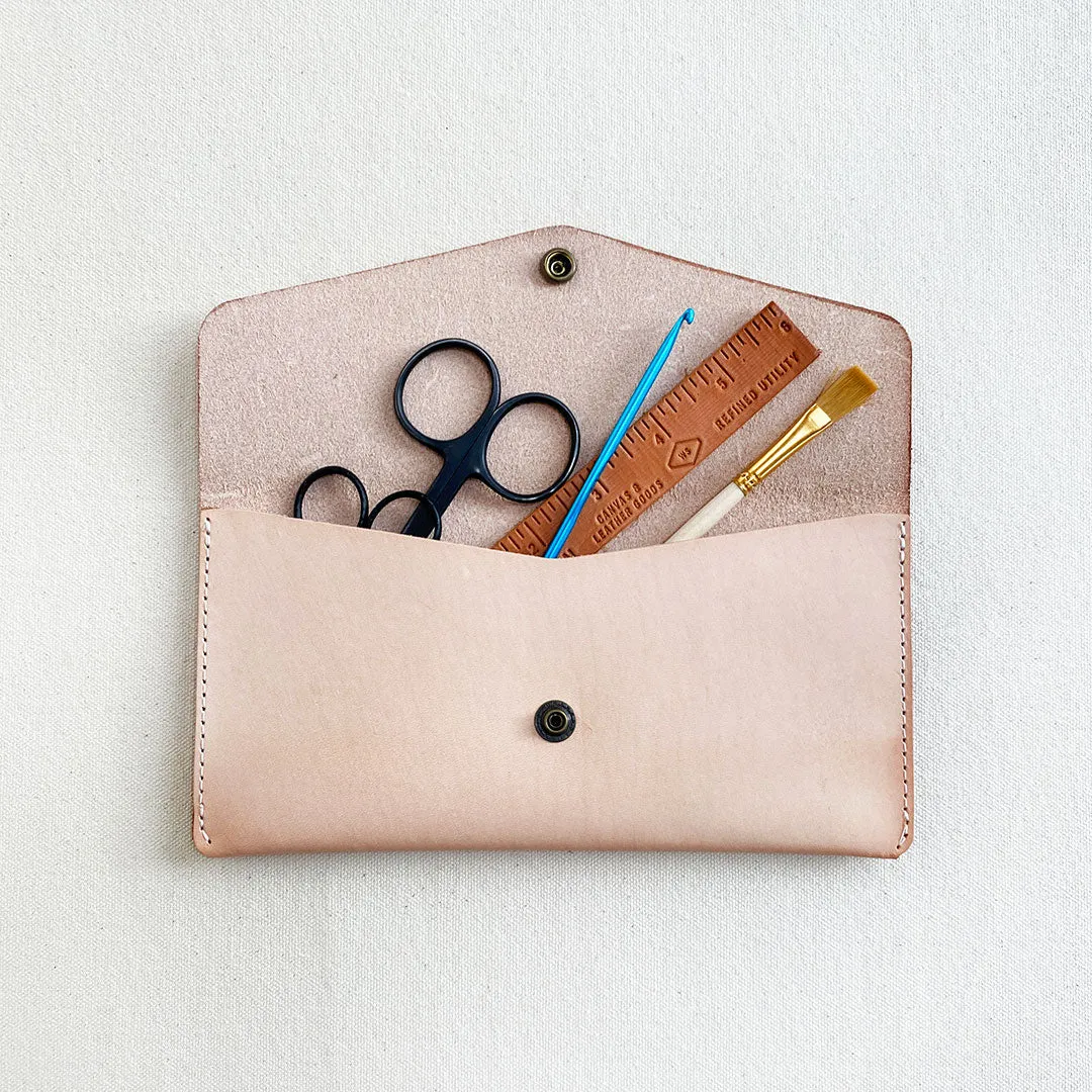 Leather Envelope Pouch #129