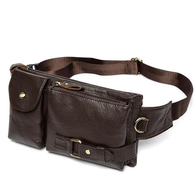 Leather Travel Waist Pack