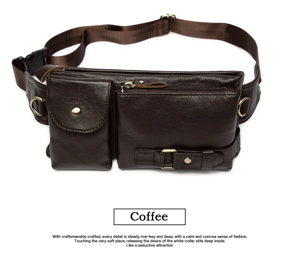 Leather Travel Waist Pack