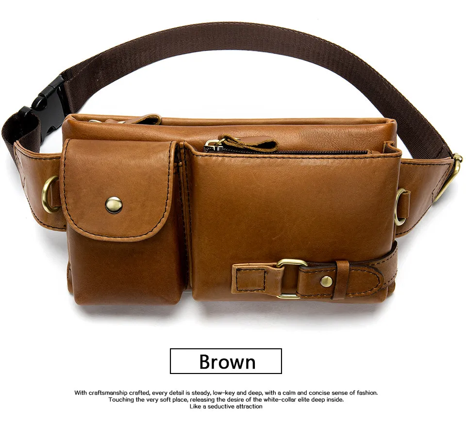 Leather Travel Waist Pack