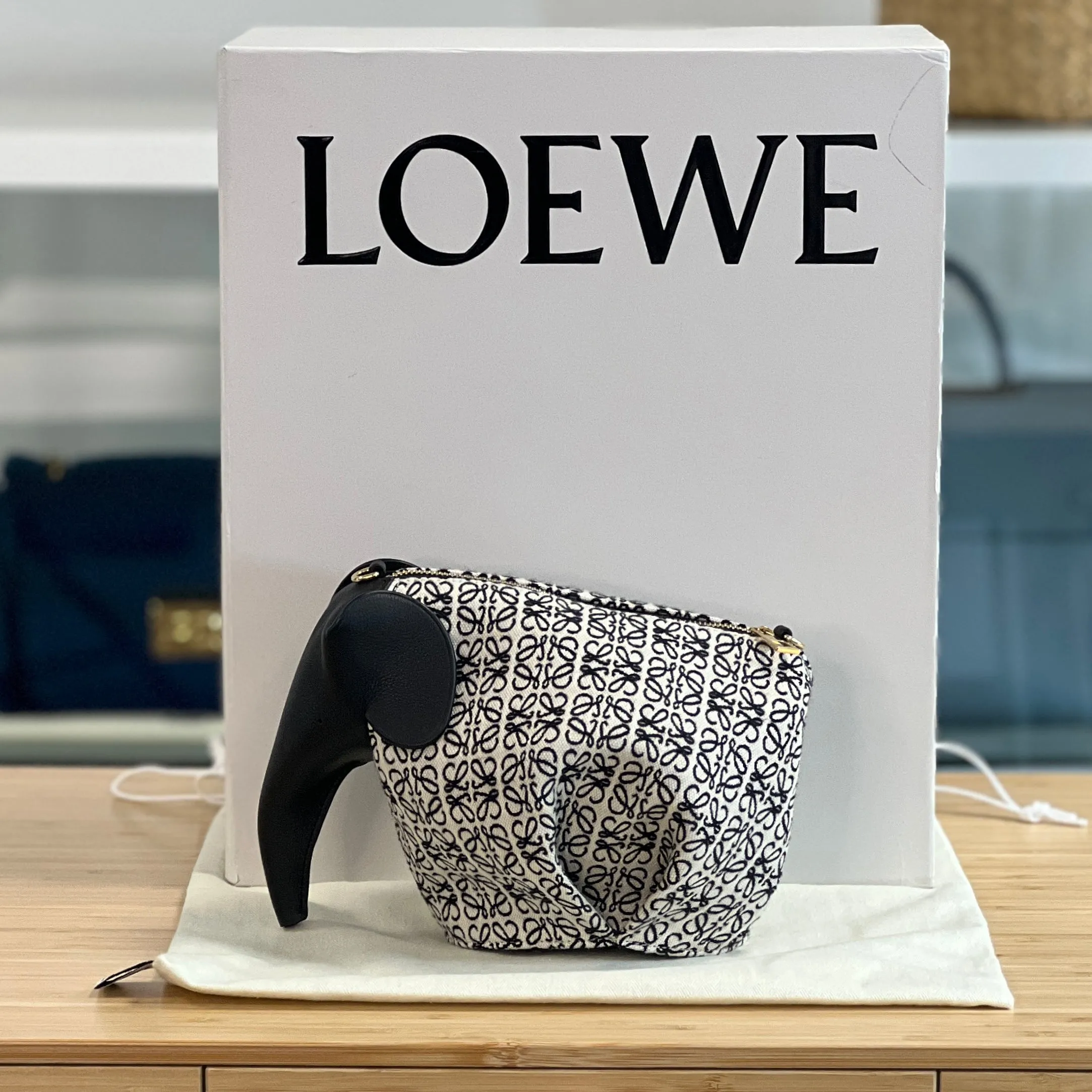 Loewe Mini Elephant Crossbody