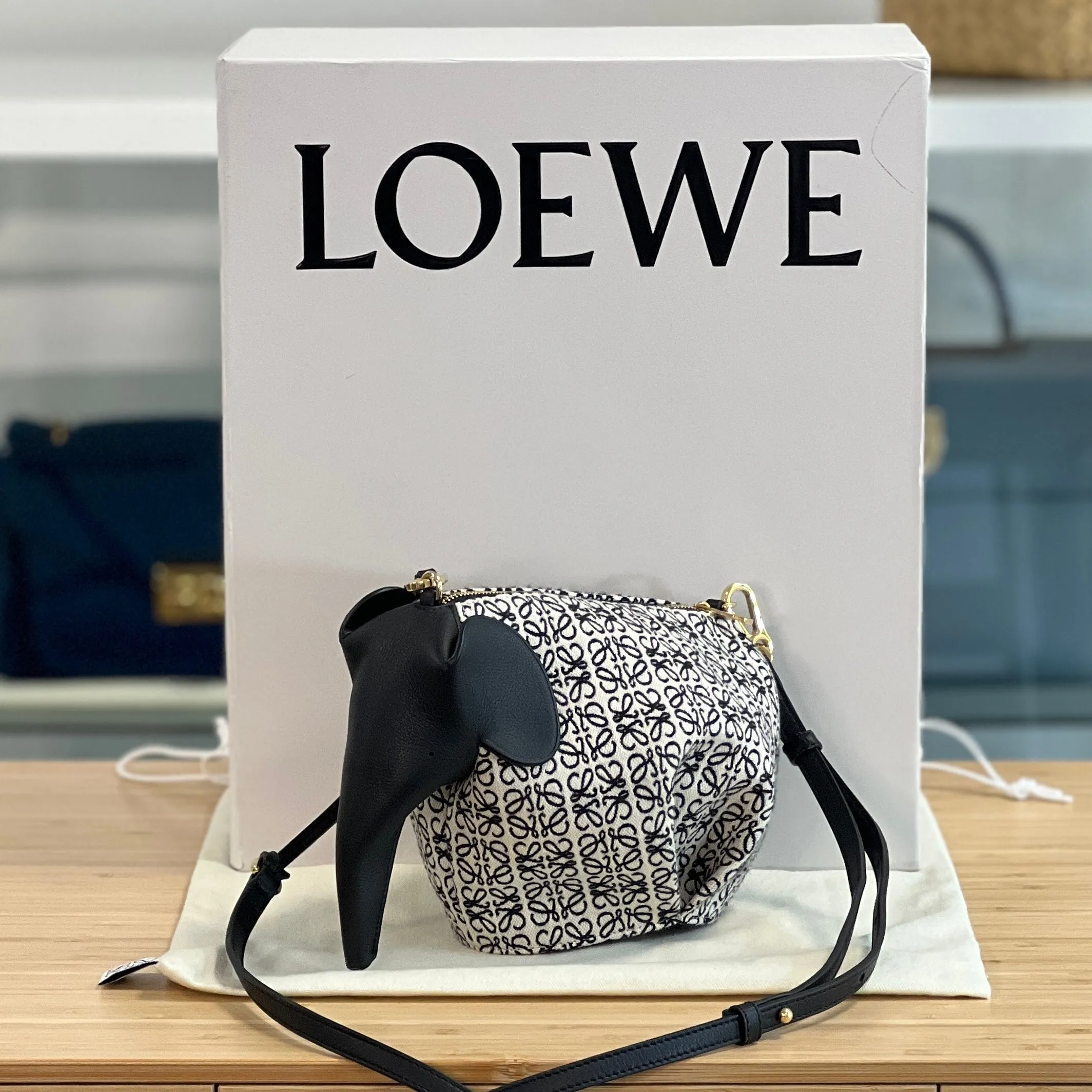 Loewe Mini Elephant Crossbody