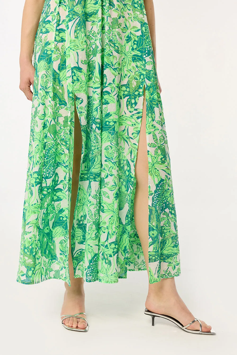 Long Dress Nava - Green Jengel