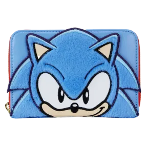 Loungefly Sonic the Hedgehog Classic Cosplay Plush Zip Around Wallet