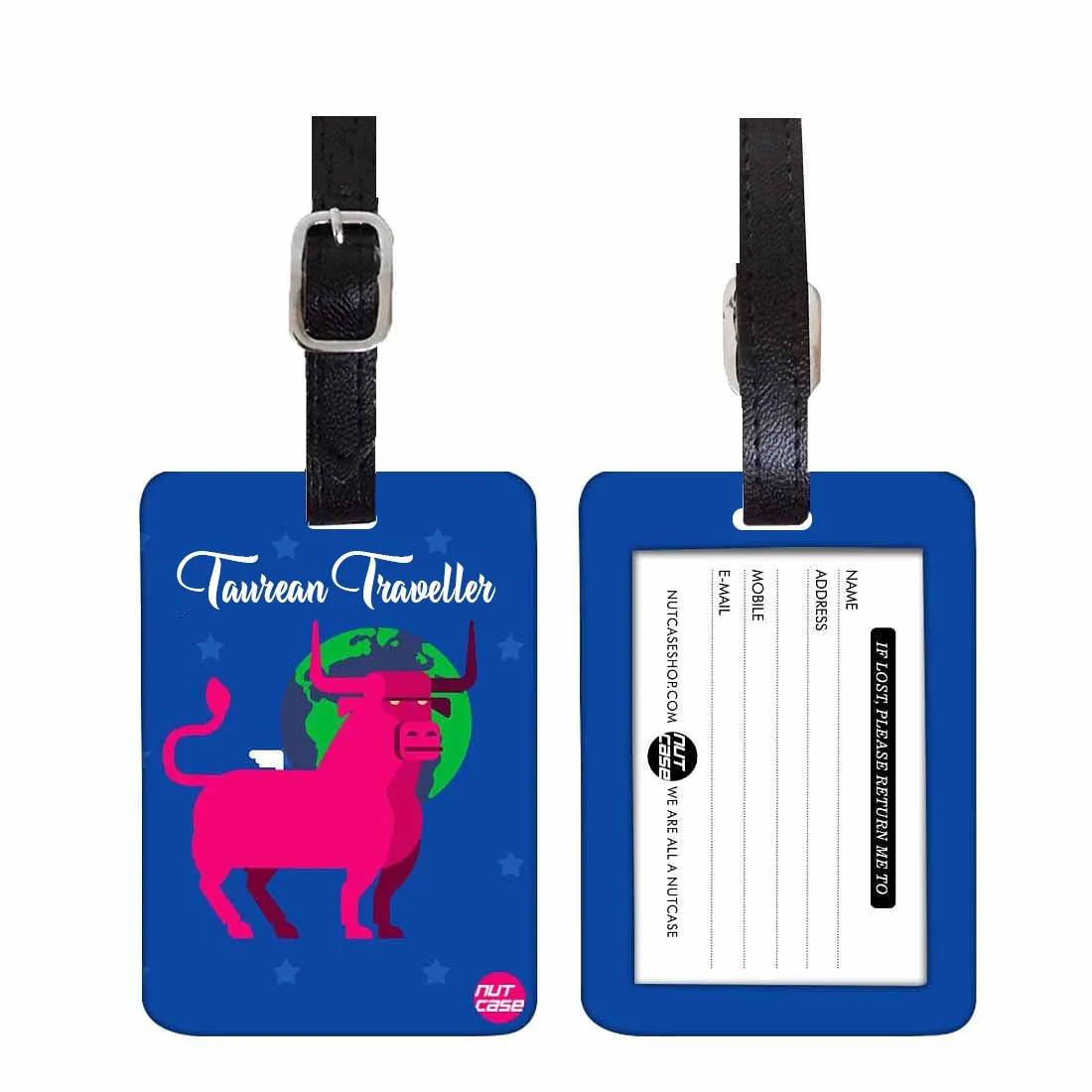 Luggage Tags Set Of 2 -  TAUREAN TRAVELLER