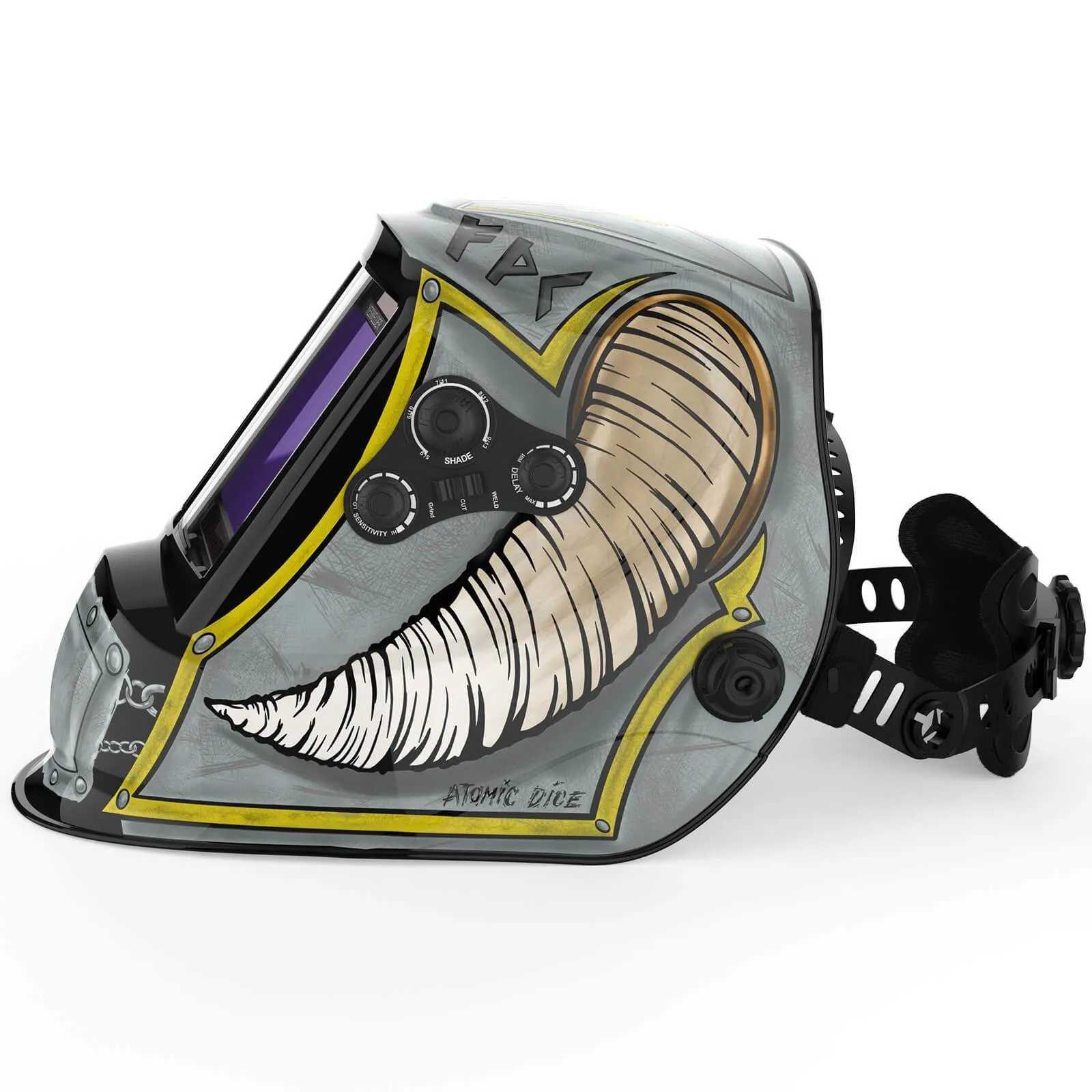 LYG-M800H-VK Berserker Customize Graphic Auto-Darkening Welding Helmet