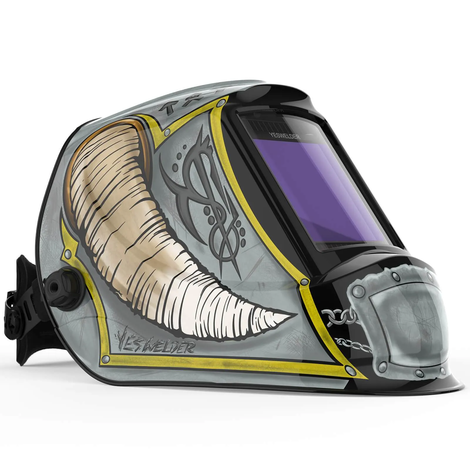 LYG-M800H-VK Berserker Customize Graphic Auto-Darkening Welding Helmet