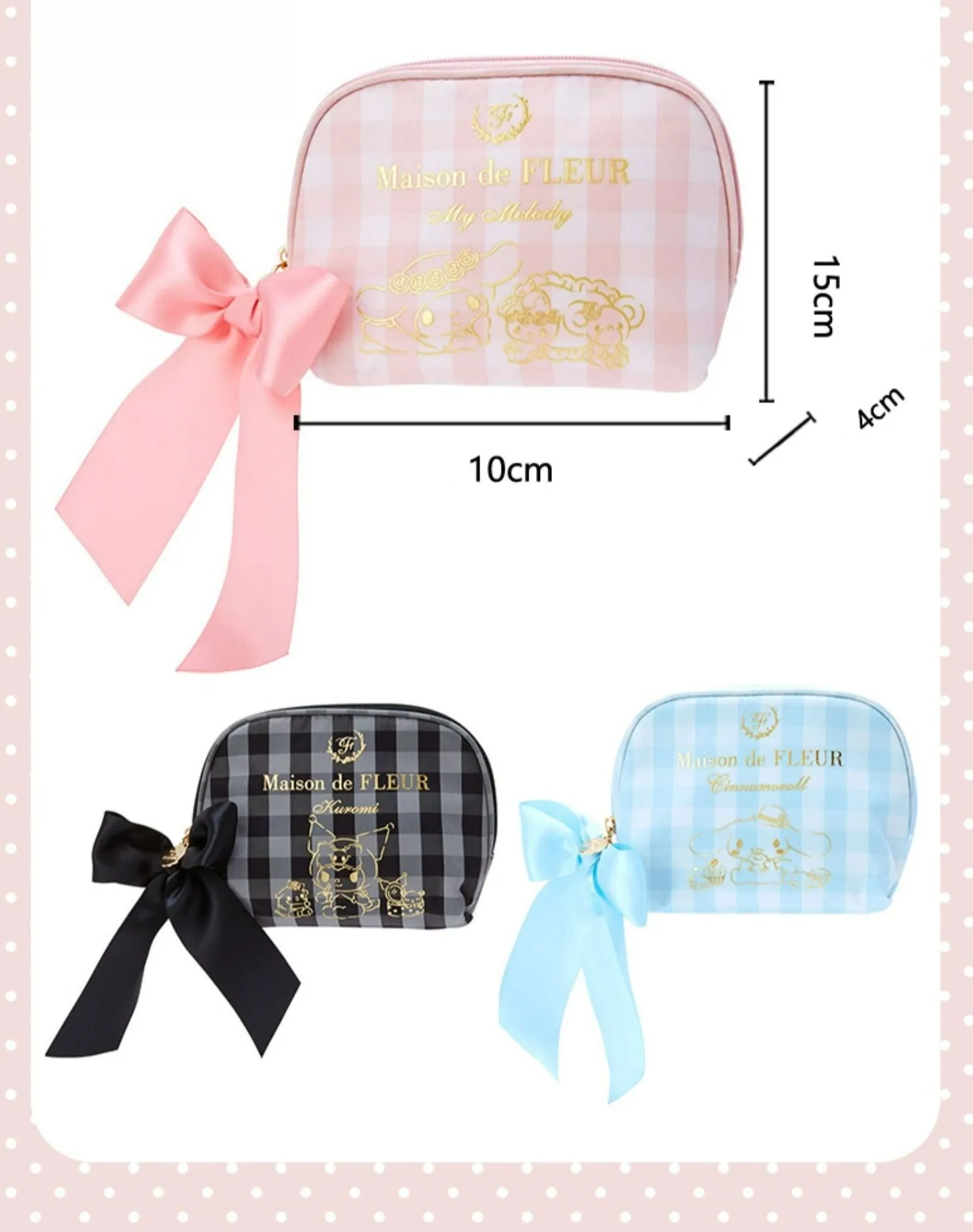 Maison De Fleur x Cinnamoroll Coin Pouch