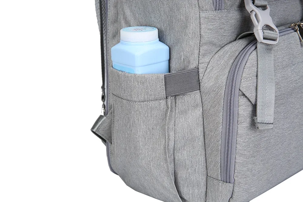 Maternity - Baby Diaper Organizer Backpack with Diaper Mat and USB Charging Port