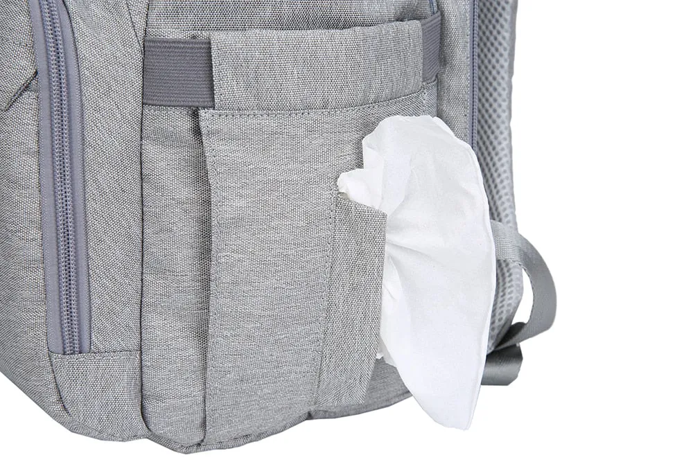 Maternity - Baby Diaper Organizer Backpack with Diaper Mat and USB Charging Port