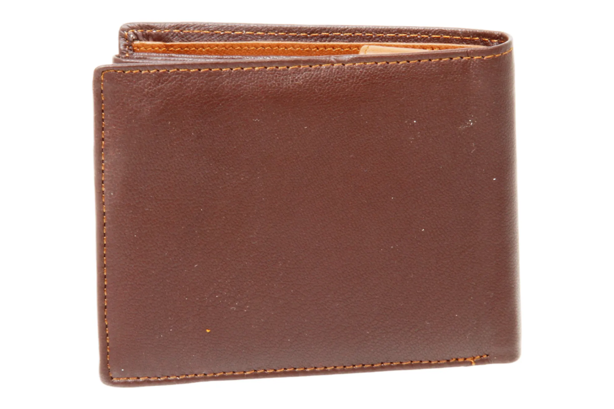 MENS LEATHER WALLET 42143 (BROWN)