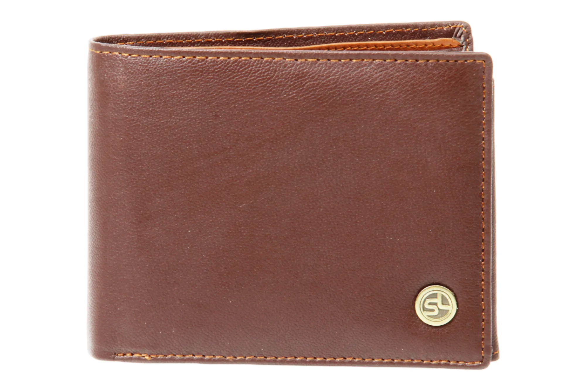 MENS LEATHER WALLET 42143 (BROWN)