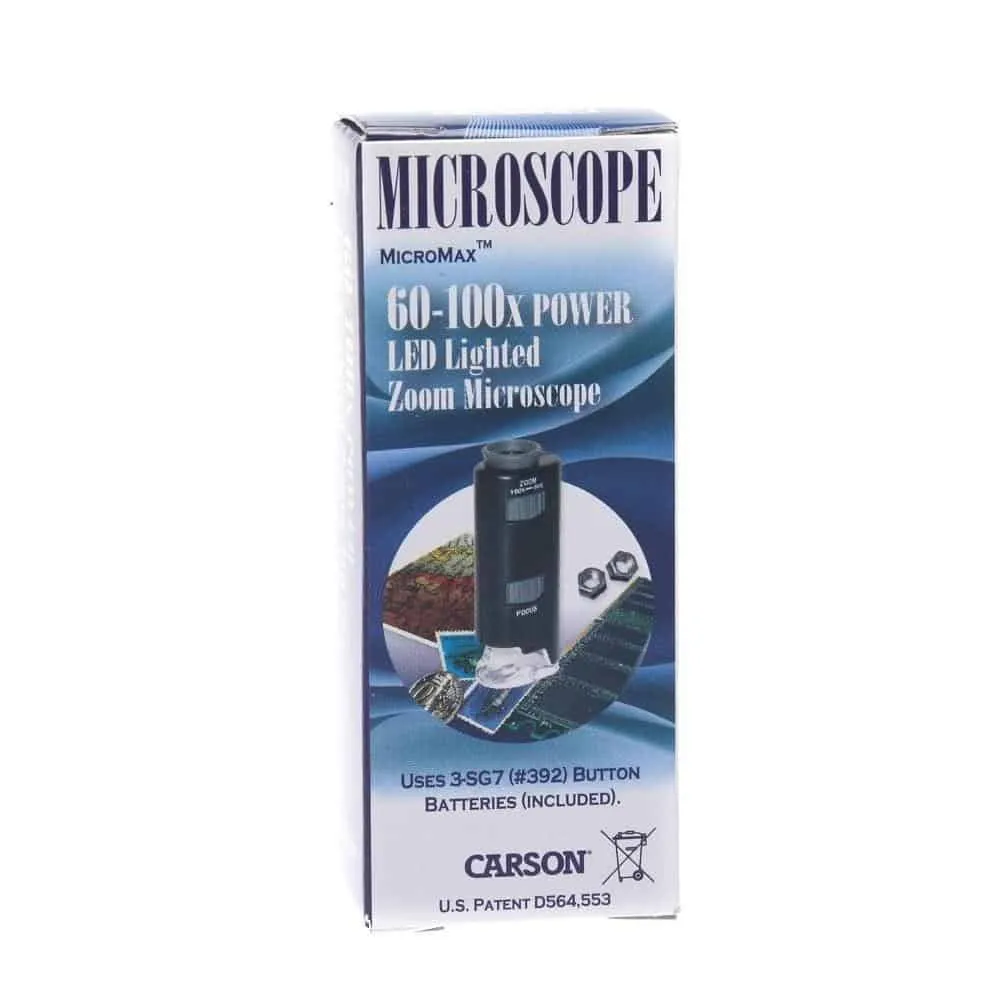 MicroMax LED Microscope 60-100x