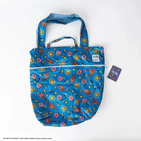 Monarch Waterproof Reversible Tote bag Mr Men Little Miss - Retro