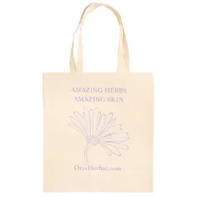 Ora's Herbal Canvas Tote Bag