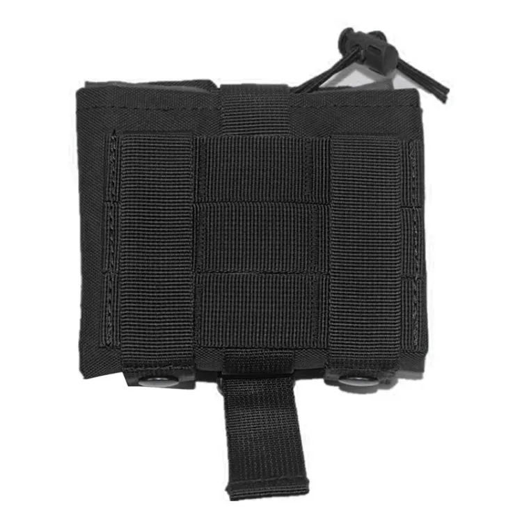 Outdoor Folding Waist Bag Multifunctional Accessory Hanging Bag, Color: Black