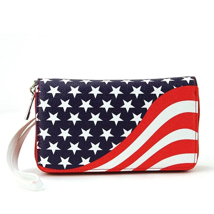 Patriotic Flag Wallet - Vegan and Adorable from Comeco*