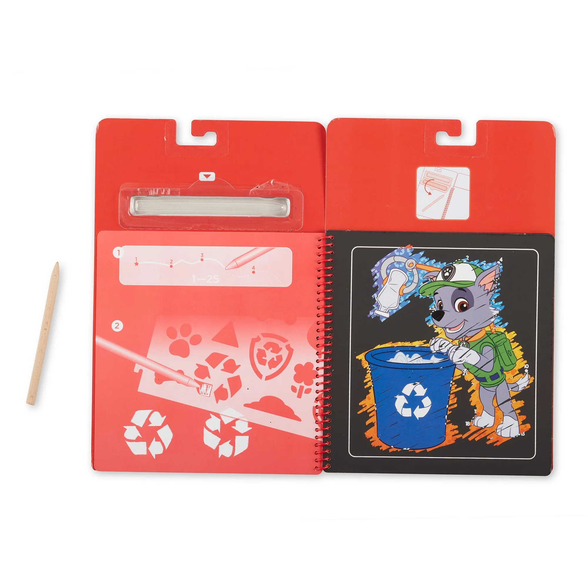 PAW Patrol Scratch Art Pad - Marshall