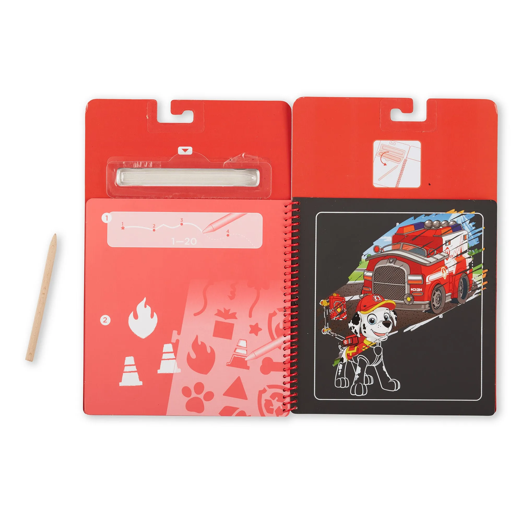 PAW Patrol Scratch Art Pad - Marshall