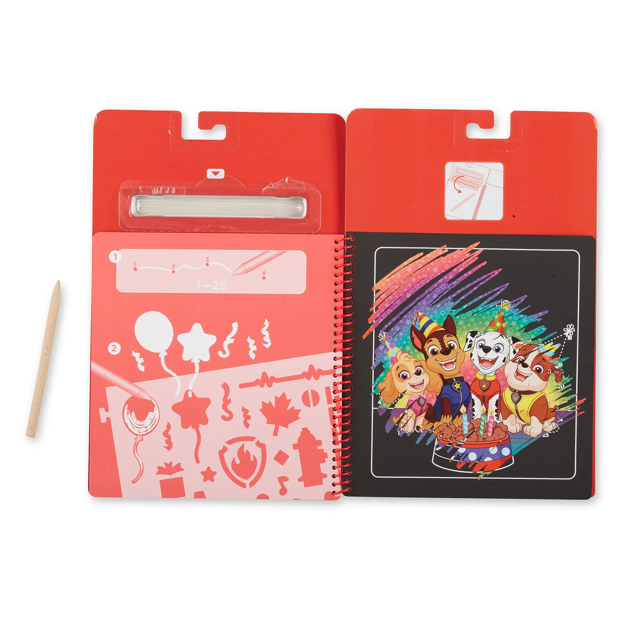 PAW Patrol Scratch Art Pad - Marshall